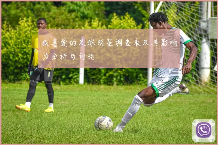 我喜爱的足球明星调查表及其影响力分析与讨论
