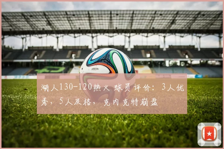 湖人130-120热火 球员评价：3人优秀，5人及格，克内克特崩盘